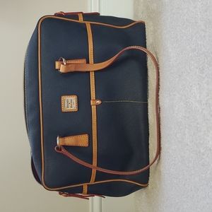 Dooney and Bourke blue pebbled leather bag